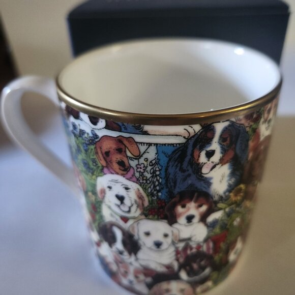 Halcyon Days Collectible Mug - 100% Bone china gilded with 24ct gold - Picture 5 of 6